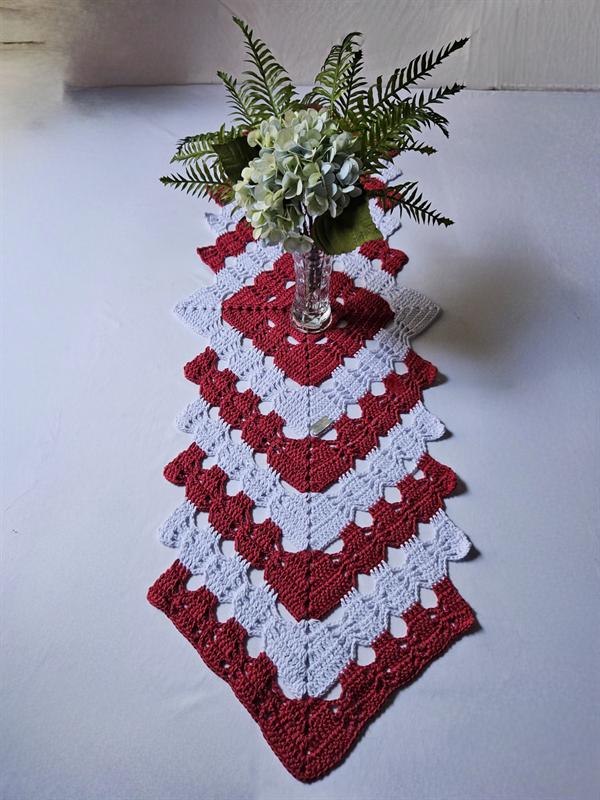 TRILHO DE mesa vermelho